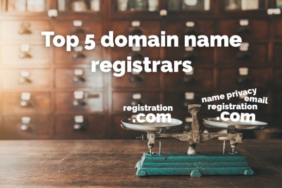 Top 5 domain name registrars