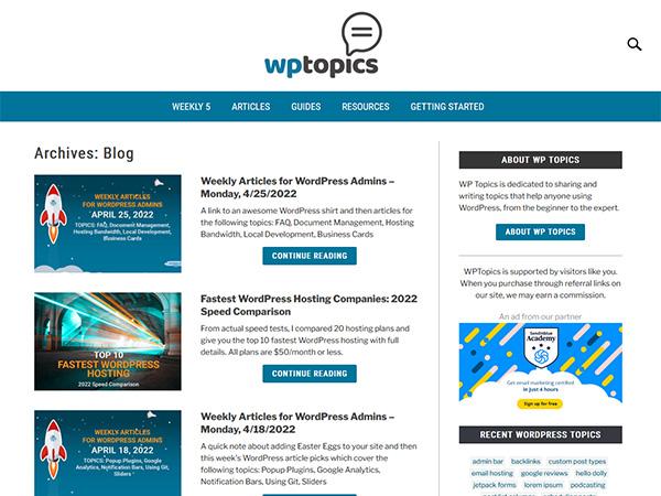 wptopics blog